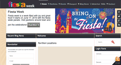 Desktop Screenshot of fiestaweek.com